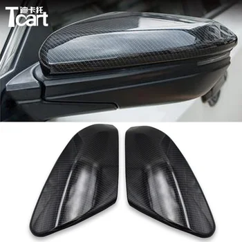 

Tcart Auto Rearview mirror cover for Honda Civic 2016 2017 2018 Carbon fiber decorative