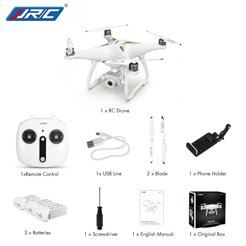 

JJRC X6 Aircus GPS Brushless RC Drone with WiFi FPV 1080P HD camera Two-axis Stabilization PTZ Gimbal 1080P UAV Professional