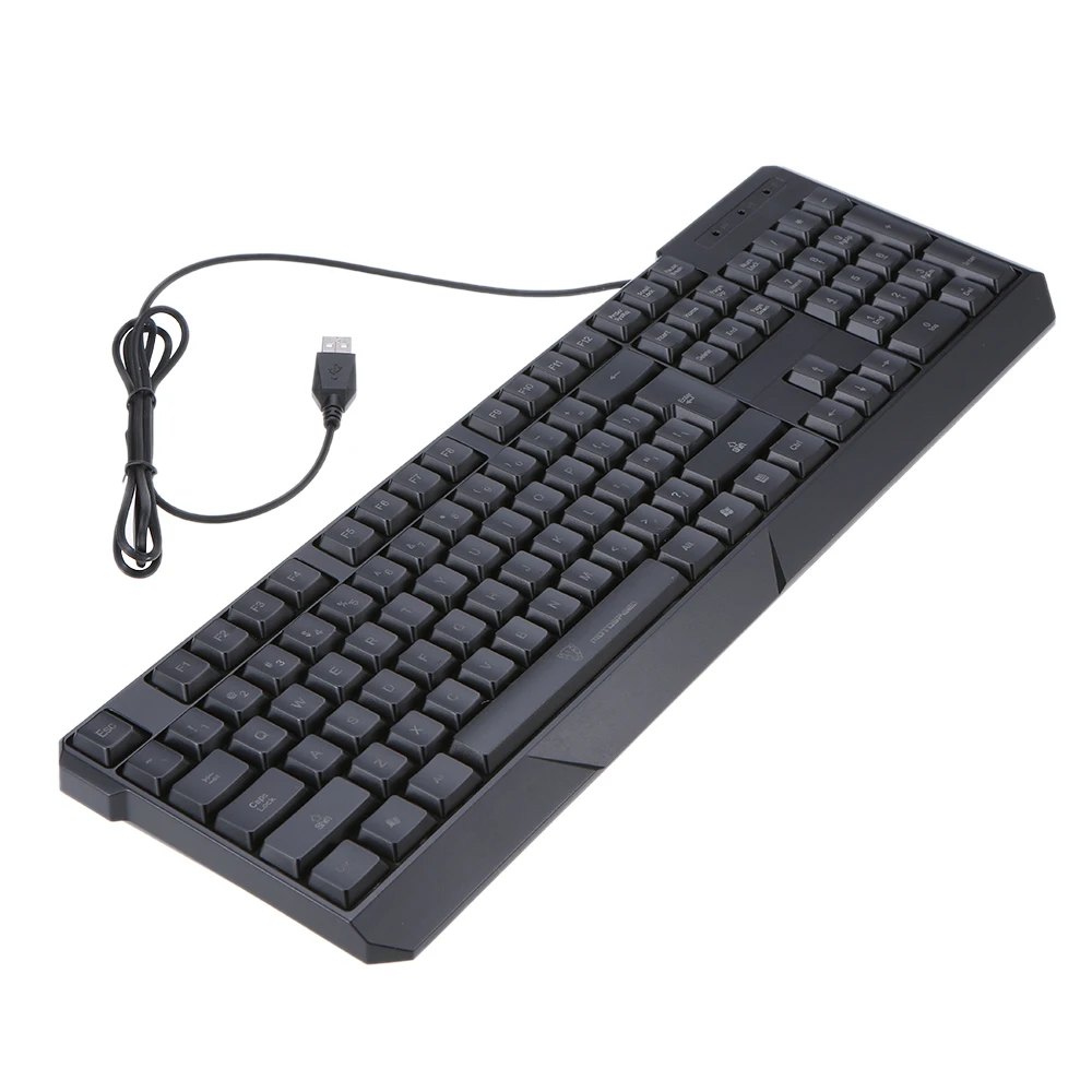 MOTOSPEED K70 USB Проводная 104 клавиши игр E-sport Keyboard светодиодный Красочные Подсветка с подсветкой для портативных ПК Тетрадь