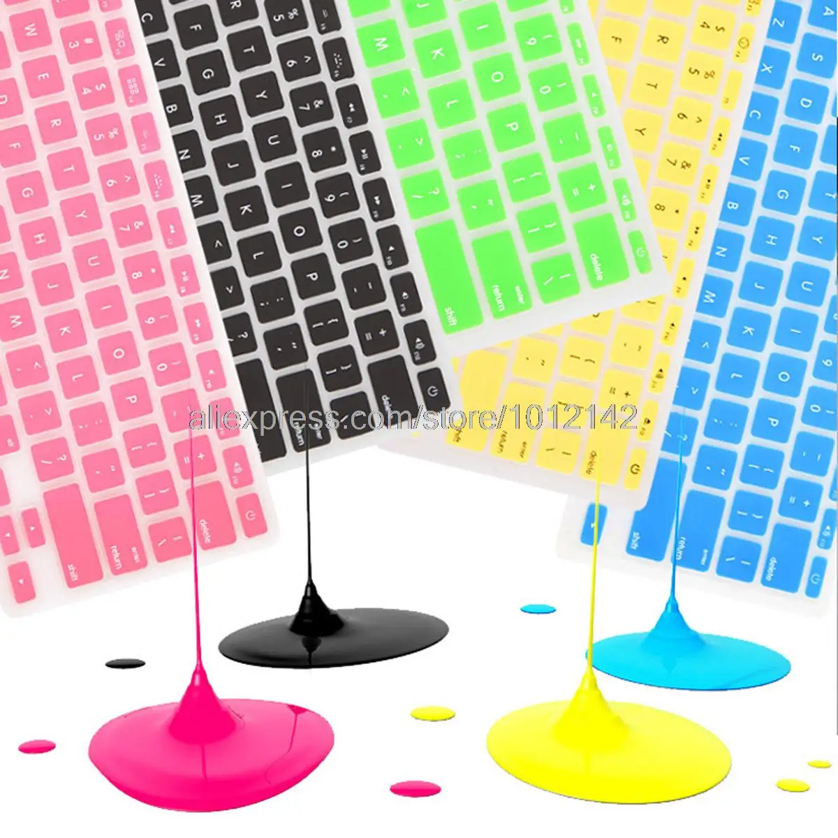 10pcs Norway Norwegian Colorful Silicone Keyboard Cover Skin Protection
