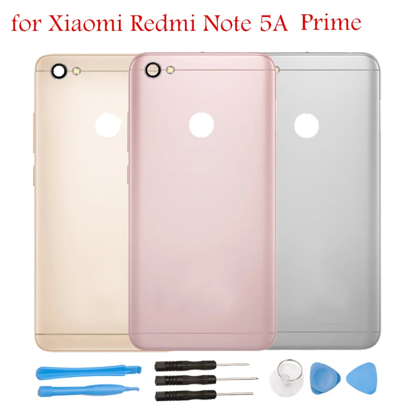 

for Xiaomi Redmi Note 5A Prime/ Redmi Y1 3GB 4GB Battery Back Cover Rear Cover Housing Door Camera Glass Repair Spare Parts