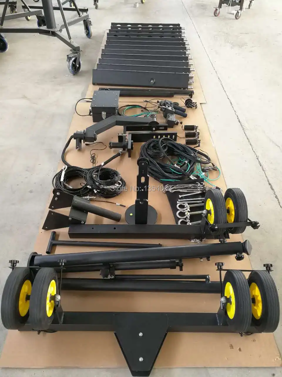 US $1.800.00 10m 3 Axis Jimmy Jib Crane For With Motorized Dutch Head Loading 16kg