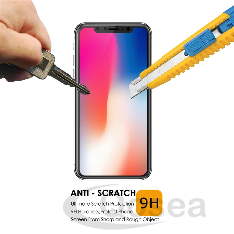 Закаленное стекло на весь экран для iPhone XR 9H защитная пленка с гальваническим