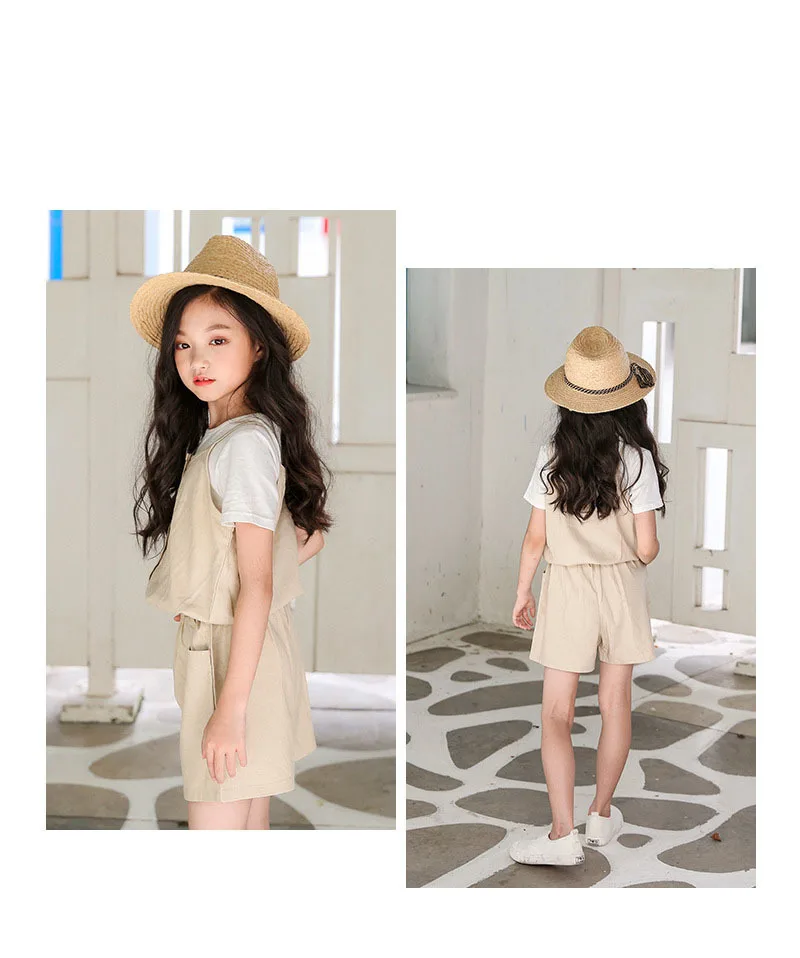 cotton linen summer girls jumpsuit rompers 2018 pockets toddler kids overalls shorts beige blue black teenage children clothing 4 5 6 7 8 9 10 11 12 13 14 15 years  big little girls  jumpsuit summer girls kids jumpsuit (9).jpg