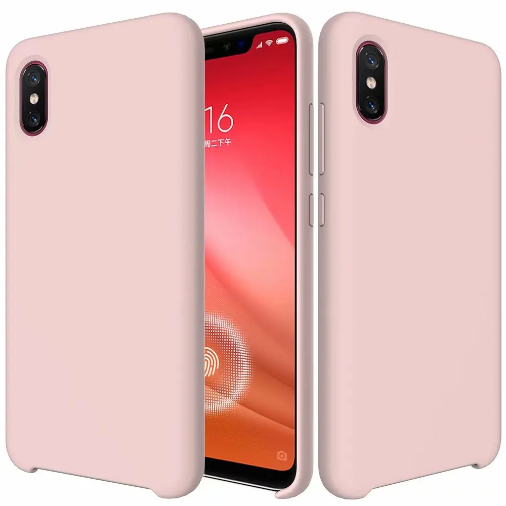 Оригинальные чехлы HYSOWENDLY Macaron для Redmi 5 Plus 6 6Pro, матовые силиконовые чехлы для Xiaomi 6 6X8 8Pro 8lite Mix 2 2S Max 3 Plus - Цвет: Pink