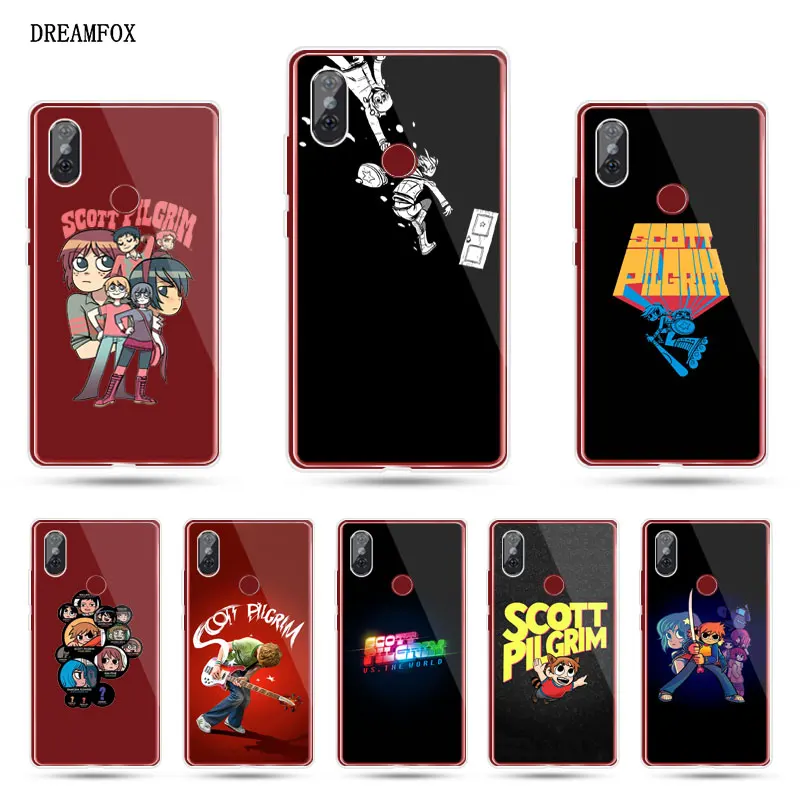 DREAMFOX N197 Scott Pilgrim Soft TPU Silicone Cover For Xiaomi Mi Mix 3 A1 A2 5C 5X 6 6X 8 9 Lite SE Play Pocophone F1 Case |