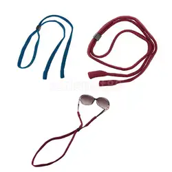 Нейлоновое ожерелье для очков ремень струны солнцезащитные очки для чтения спортивные очки регулируемый синий/красный