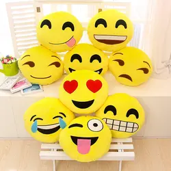 2019 Emoji Декоративные Бросок Подушка для дома Декор для дивана диван стул игрушка эмоциональная улыбкой лицо игрушечная печать для Гостиная