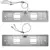 Impermeabile Europeo Auto Car License Plate Frame LED della Macchina Fotografica di Backup Automobili Numero Piastra di Supporto Della Staffa di Parcheggio di Rearview Cam