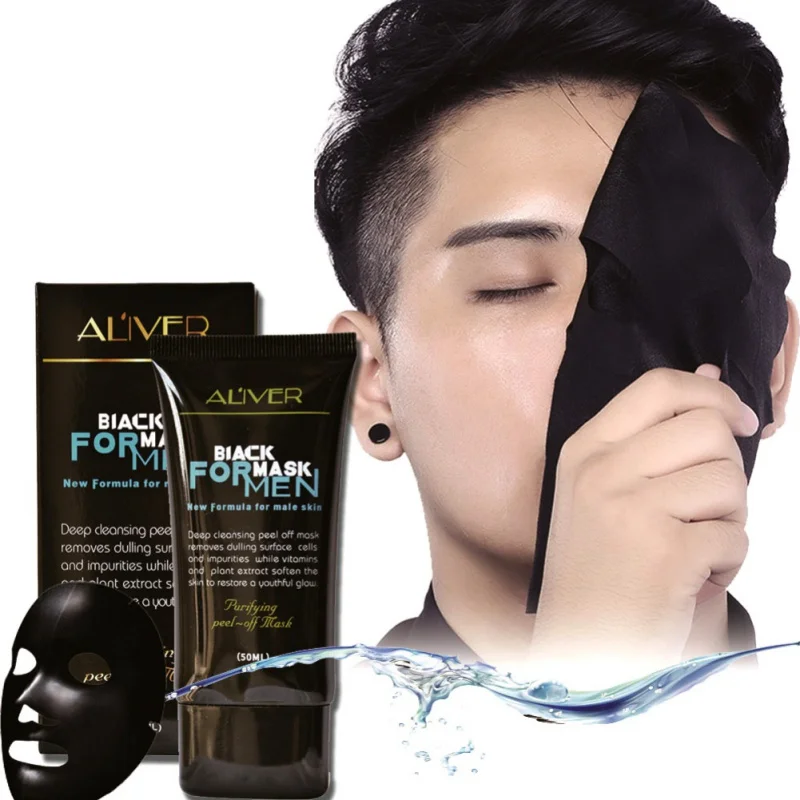 Men Women Face Skin Care Black Mud Deep Cleansing Peel Off Blackhead