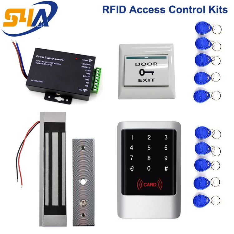 

Touch Screen Metal Access Control Keypad Work With Magnetic Lock For Wooden Door