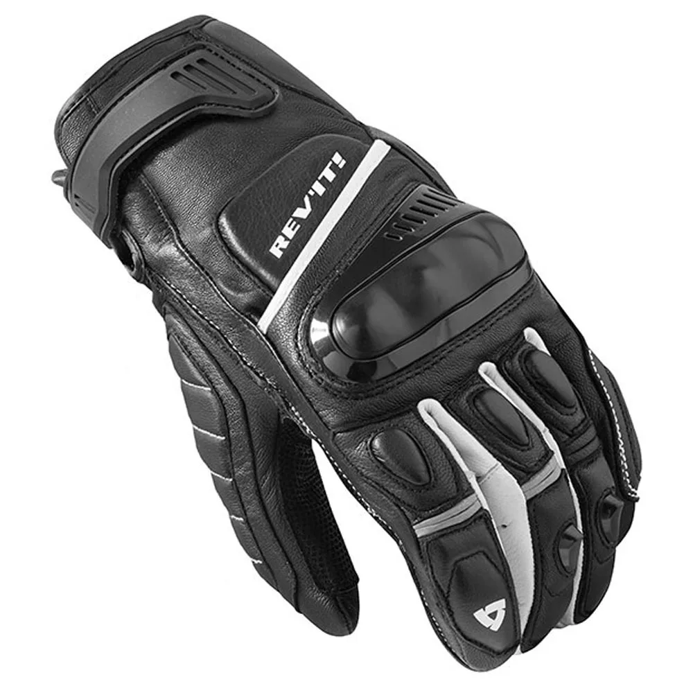 

New Genuine Leather Revit Chicane Motorcycle Short Gloves MotoGP M1 Racing Gloves Driving Motorbike Gloves Men Guantes Moto