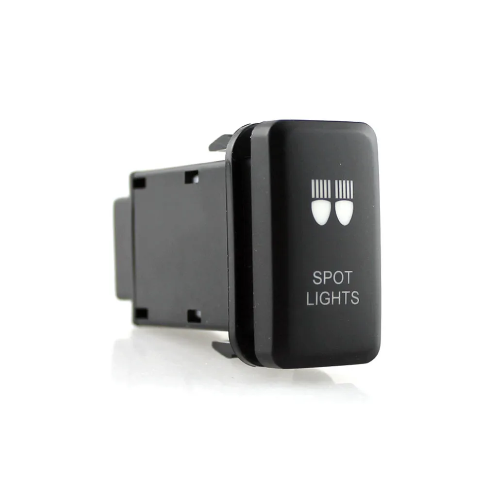 

CARPRIE Car switch Brand New 12V Blue LED SPOT LIGHTS Push Button Switch For 120 Series 2003-2009 For Toyota Car Accessories
