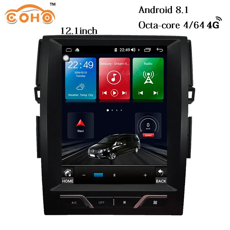 

Android 8.1 8-core for 2007-2015 TOYOTA Mark X/Reiz 12.1 inch car radio with GPS navigation support mirror 4G internet and DSP