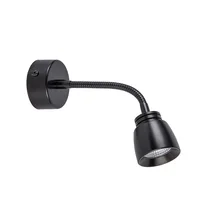 Регулируемый витой гибкий металлический Светодиодный точечный светильник вниз светодиодный светильник 3 Вт точечные потолочные светильники для спальни внутренний светильник ing