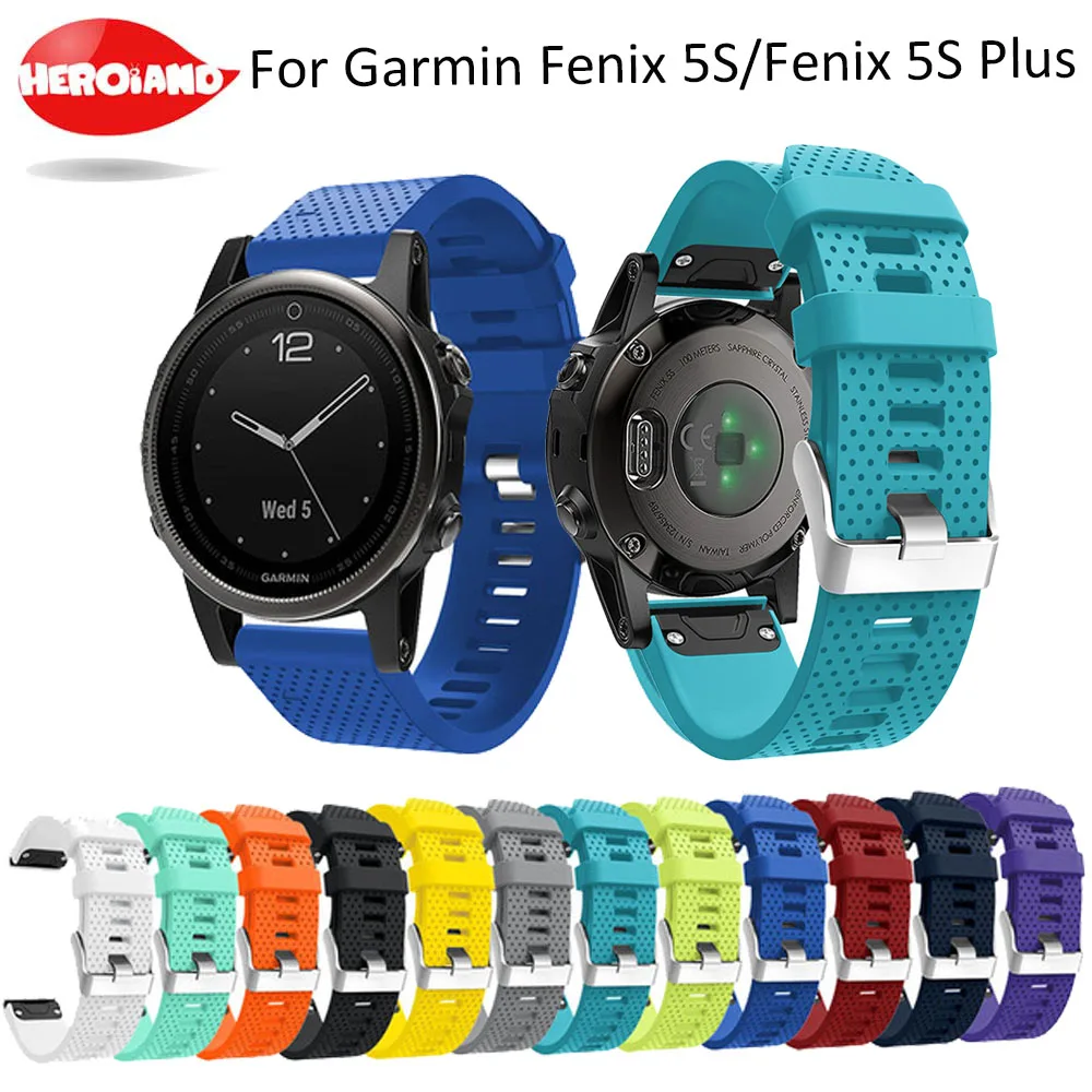 

Ремешок для смарт-часов Garmin Fenix 5S/5S Plus, 20 мм, 12 цветов