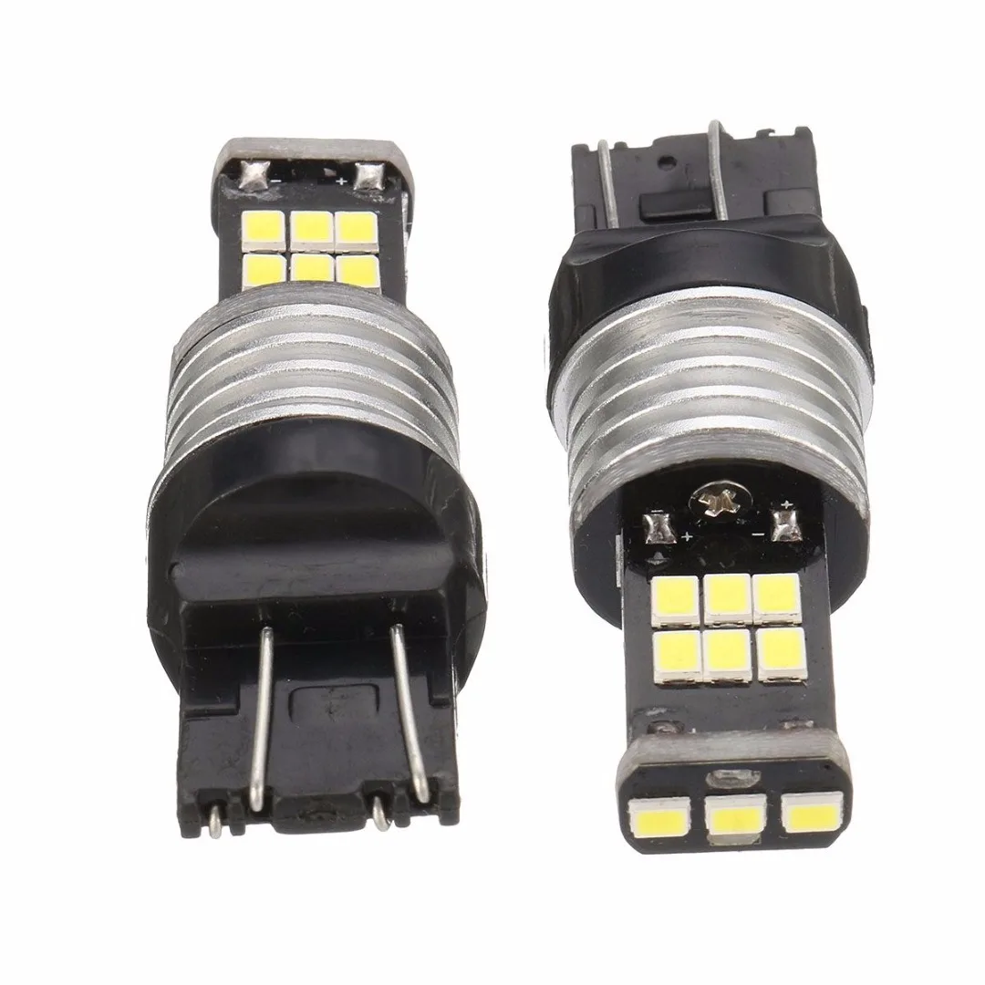 2pcs/set  Canbus Error Free T20 7443 LED Turn Signal Backup DRL Light Bulb White