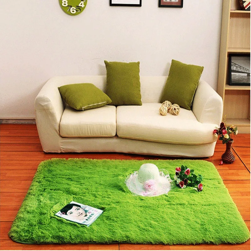 YONTREE 1 Piece Thicken Non slip Carpet Polyester Rectangle Carpets for