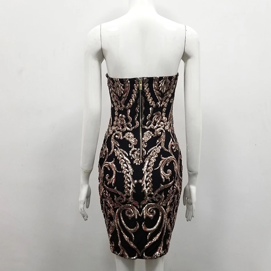 Alta-Qualidade-de-Ouro-Preto-Strapless-Mini-Vestido-Bodycon-Noite-Clube-de-Festa-Vestido (2)