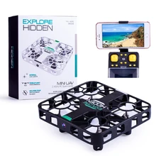 EBOYU QS003 Wi-Fi FPV 2,4G 6 оси гироскопа 3D флип 0.3MP HD Камера ударопрочное Структура удержания высоты мини-Квадрокоптер с дистанционным управлением Дрон RTF