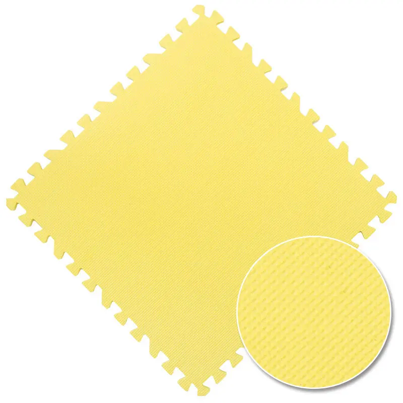 EVA пена головоломка игровой коврик коврики игрушки для детей пол головоломка ковер Упражнение ползать игрушечные плитки набор каждый 30X30 см Блокировка - Цвет: Yellow