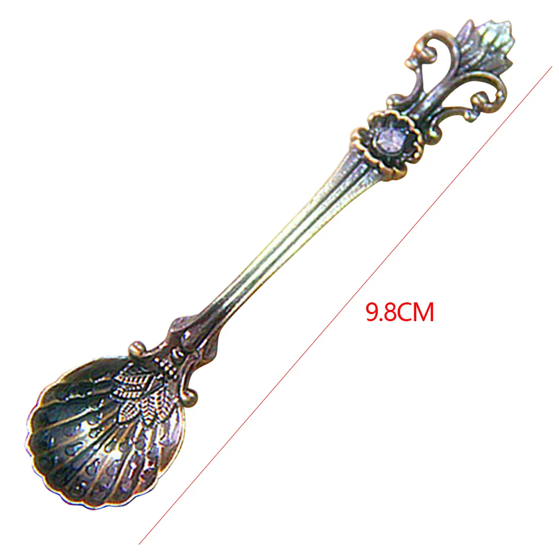 Newest Spoon 1PC Coffee Spoon Set Vintage Table Spoon Antique Tea Spoons Coffee Royal Style Metal Carved Fork Tablespoons Newest Spoon 1PC Coffee Spoon Set Vintage Table Spoon Antique Tea Spoons Coffee Royal Style Metal Carved Fork Tablespoons