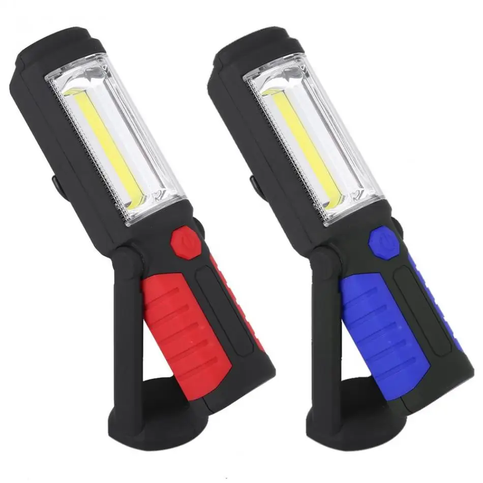

3W Rechargeable COB LED Flashlight Camping Emergency Work Light with Magnetic Stand for Home Work Camping Emergency Work Night