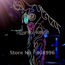 Светодиодный провод-вверх трико для клубного вечернего представления/карнавала/сценического представления