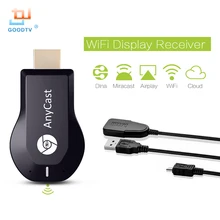 Медиаплеер AnyCast M2 WiFi Дисплей приемник DLNA Miracast Dongle tv Stick для Windows Android iOS Mac устройства HDMI 1080P