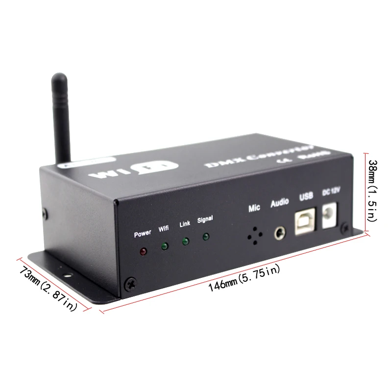  led 12v wifi led controller dmx 512 controller convert wifi signal into dmx signal by IOS or Androi - 32855708009