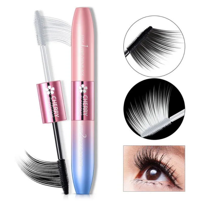 Double Curling Thick Mascara Eyelashes Make Up Waterproof Long lasting