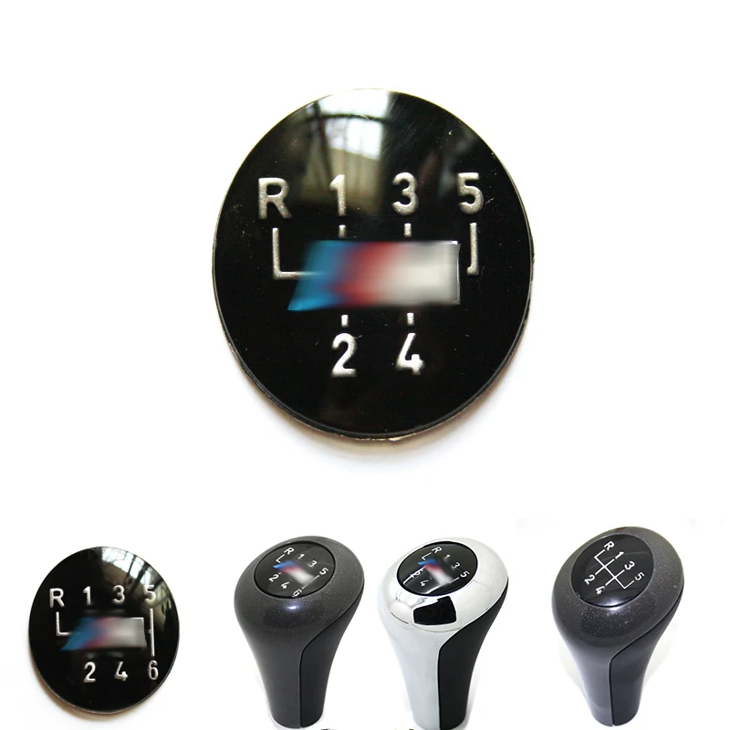 1pcs 6 Speed or 5 Speed Gear Knob Insert Shift Emblem Badges Shipping