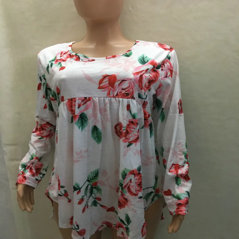 MODENGYUNMA Maternity Dresses Autumn The New Fashion Printing Round Neck Pregnancy ClothesT-shirt Medium Length Pregnant Dress MODENGYUNMA Maternity Dresses Autumn The New Fashion Printing Round Neck Pregnancy ClothesT-shirt Medium Length Pregnant Dress