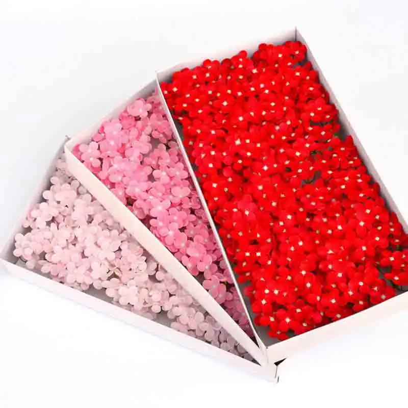 

Soap Flower Artificial Flower Hydrangea Head for Wedding Decor DIY Soap Bouquet Accessories Valentine's Day Gift 40pcs/box