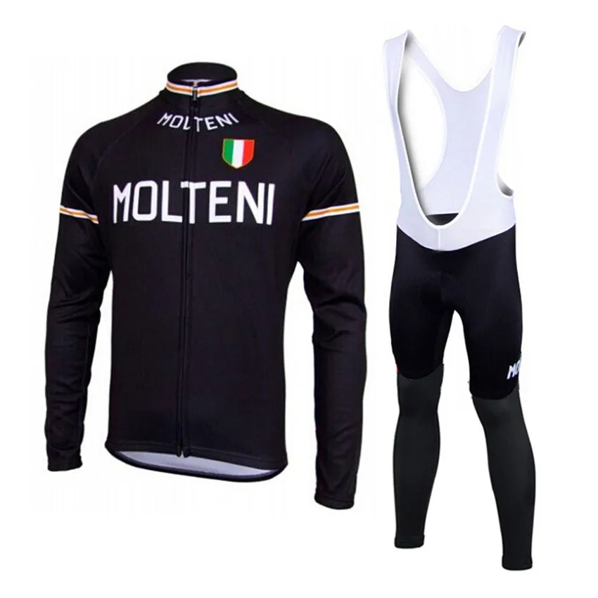 Molteni человек Велоспорт Джерси куртка велосипед с длинным рукавом спортивная одежда для велоспорта комбинезон комплект одежды ropa ciclismo дышащий