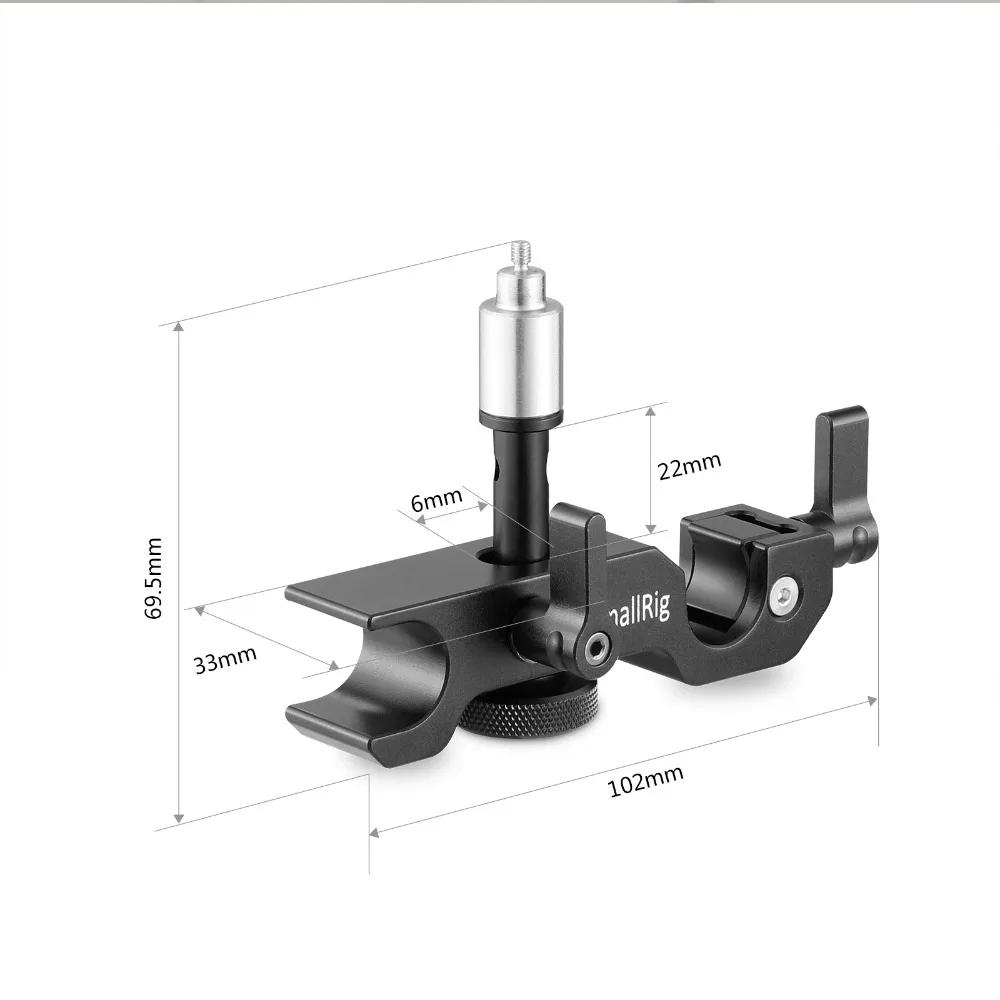 SmallRig 15 мм LWS поддержка объектива для Fujinon MK18 55mm и MK50 135mm T2.9 объектив (для Sony E Mount)