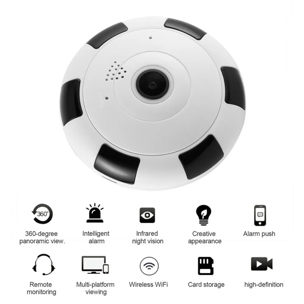 

WiFi Panoramic Camera 360 Degree 960P 1080P HD Wireless Surveillance IP Network Home Security Monitor Camera IR Night Vision