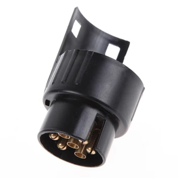 

7 Pin to 13 Pin Towing Socket Converter Adapter Trailer 12V Caravan Truck Towbar Towing Electrical Converter N Type Plastic