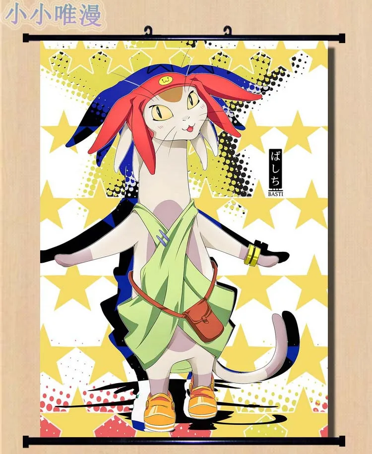 

Japan Anime Space Dandy Dende & Meow & Honey & Admiral Perry cosplay Home Decor Wall Scroll Poster Decorative Pictures
