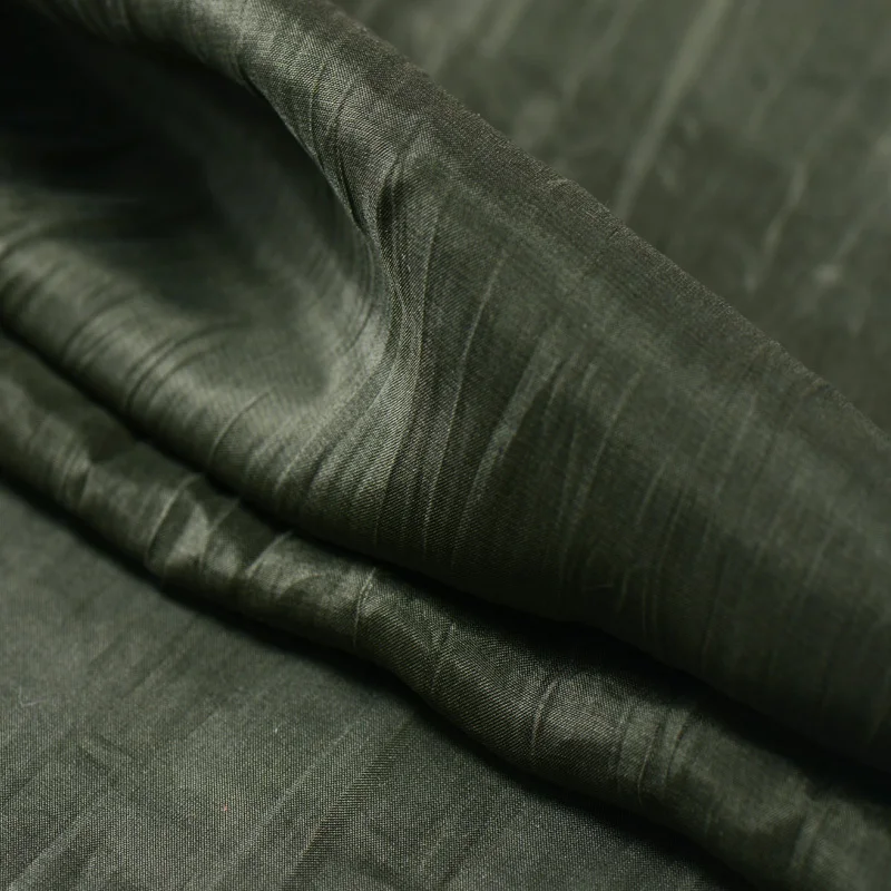 Buy 2016 new crinkled silk fabric high end custom silk