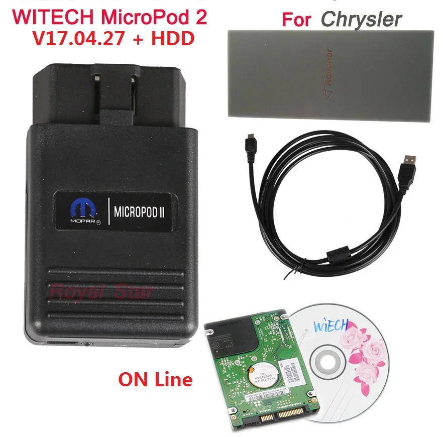 

Free ship WITech MicroPod 2 V17.04.27 Auto Scanner for Chrysler Multi-Language as Replacement for WitechPod Support Online code