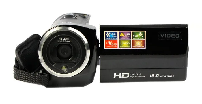 Новинка 2," TFT lcd 16MP HD 720P Цифровой видеорегистратор камера 16x цифровой зум DV видеокамеры& Whloesale