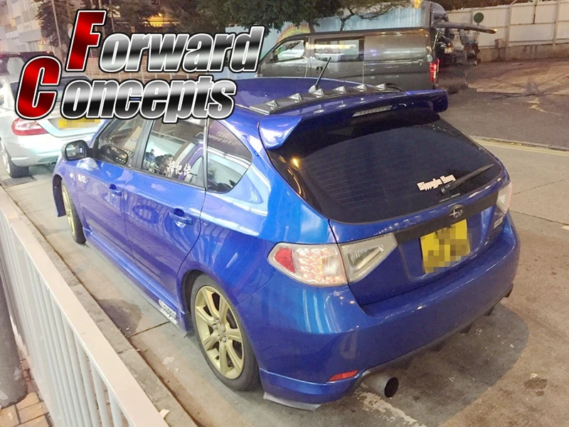 Вихревой генератор для углеродного волокна 08 14 IMPREZA WRX GR GH|vortex generator|roof spoilerspoiler roof |