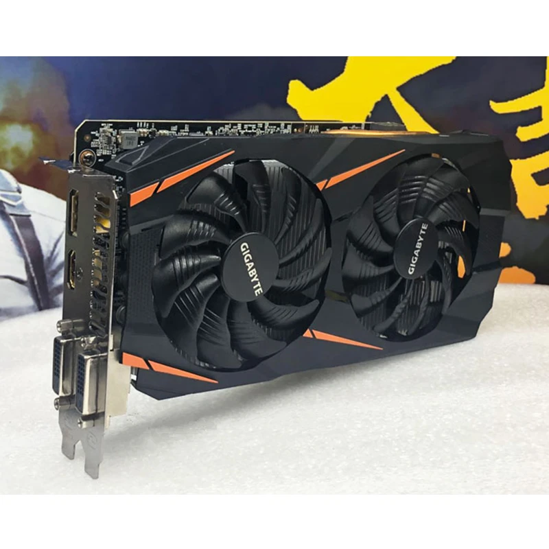 GIGABYTE Video Card Original GTX 1060 3GB Graphics Cards Map For nVIDIA Geforce GTX1063 3GB OC GDDR5 192Bit Hdmi Videocard Cards graphics cards computer