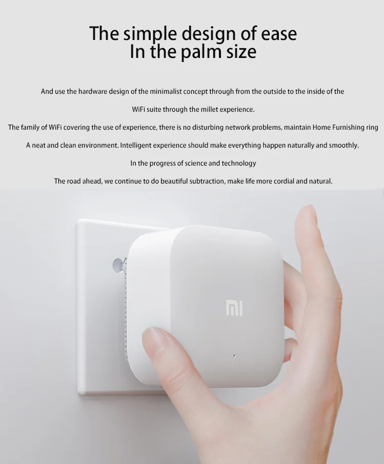 Сетевой адаптер Xiaomi с Wi Fi и электроприводом линейный питания Mi|Беспроводные
