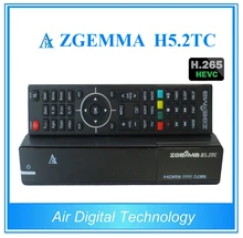 10pcs/lot HEVC H.265 Zgemma H5.2TC DVB-S2+ 2*DVB-T2/C Multistream TV satellite receiver Dual Core set top box