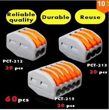 pces conector de fio combinado 30 pces