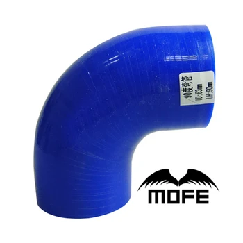 

MOFE Blue 2.5" 63mm 90 Degree Elbow Silicone Hose Pipe Turbo Intake