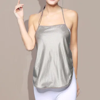 

Maternity Radiation-proof Clothes Ms Pregnant Women Solid Color Silver Fiber Radiation Suit Apron Shirt A1