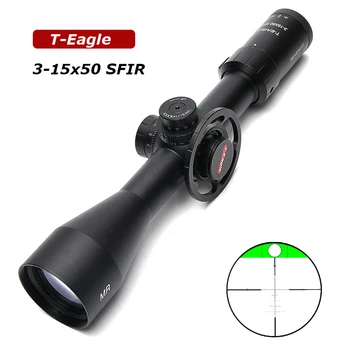 

3-15x50 SFIR Hunting Rifle Scope Up Focus Optic Sight Tactical Sniper Riflescope For Luneta Para Rifle Airsoft Scope